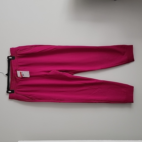 πHPπ Nike Yoga Dri-FIT Dynamic Berry Pink 7/8-Length Joggers L - Picture 2 of 10